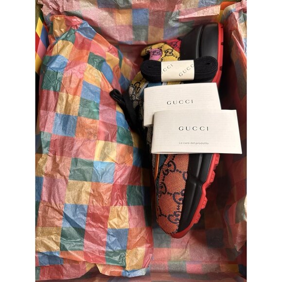 Gucci Rython GG Multicolor Monogram Canvas Men's Sneakers - Picture 13 of 13